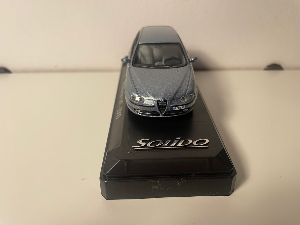2000 Blauwe Alfa Romeo 147 - Solido Referentie 1566