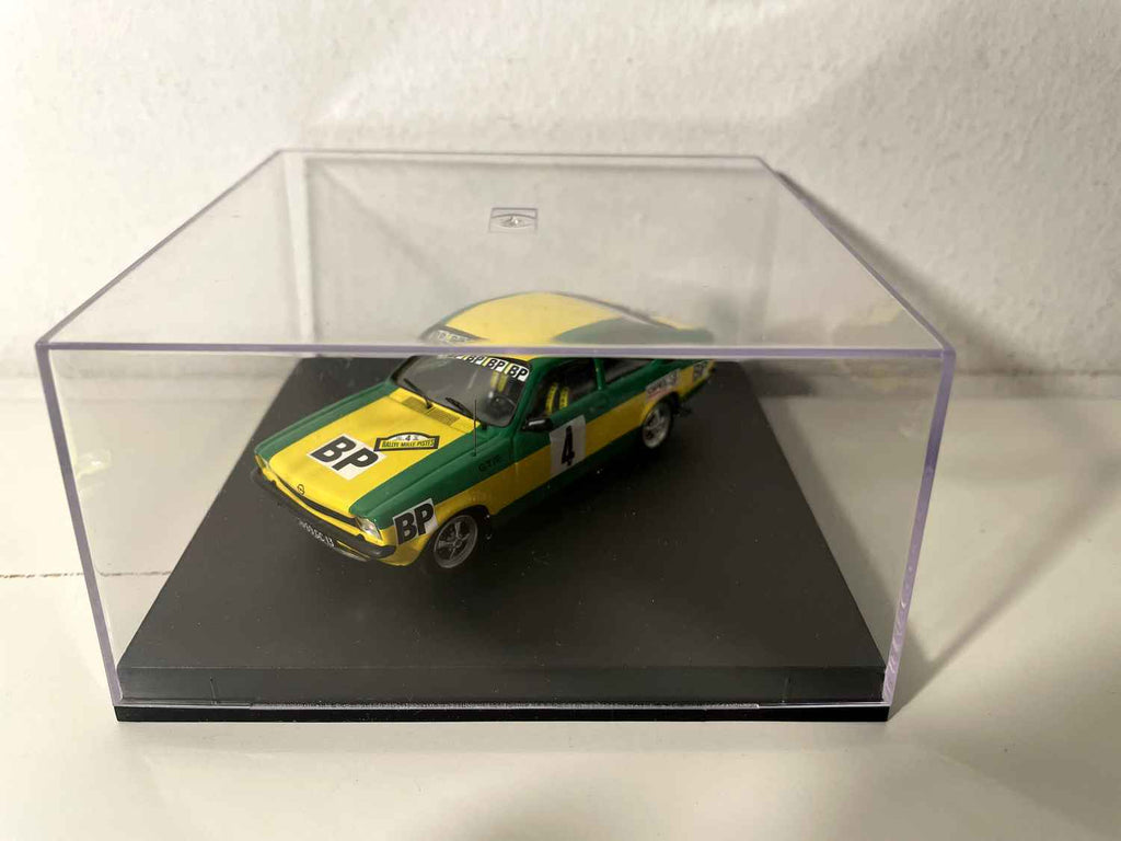 Opel Kadett GTE żółty i zielony numer 4 - 1. Mille Pistes z 1976 - TROFEU ref 2102