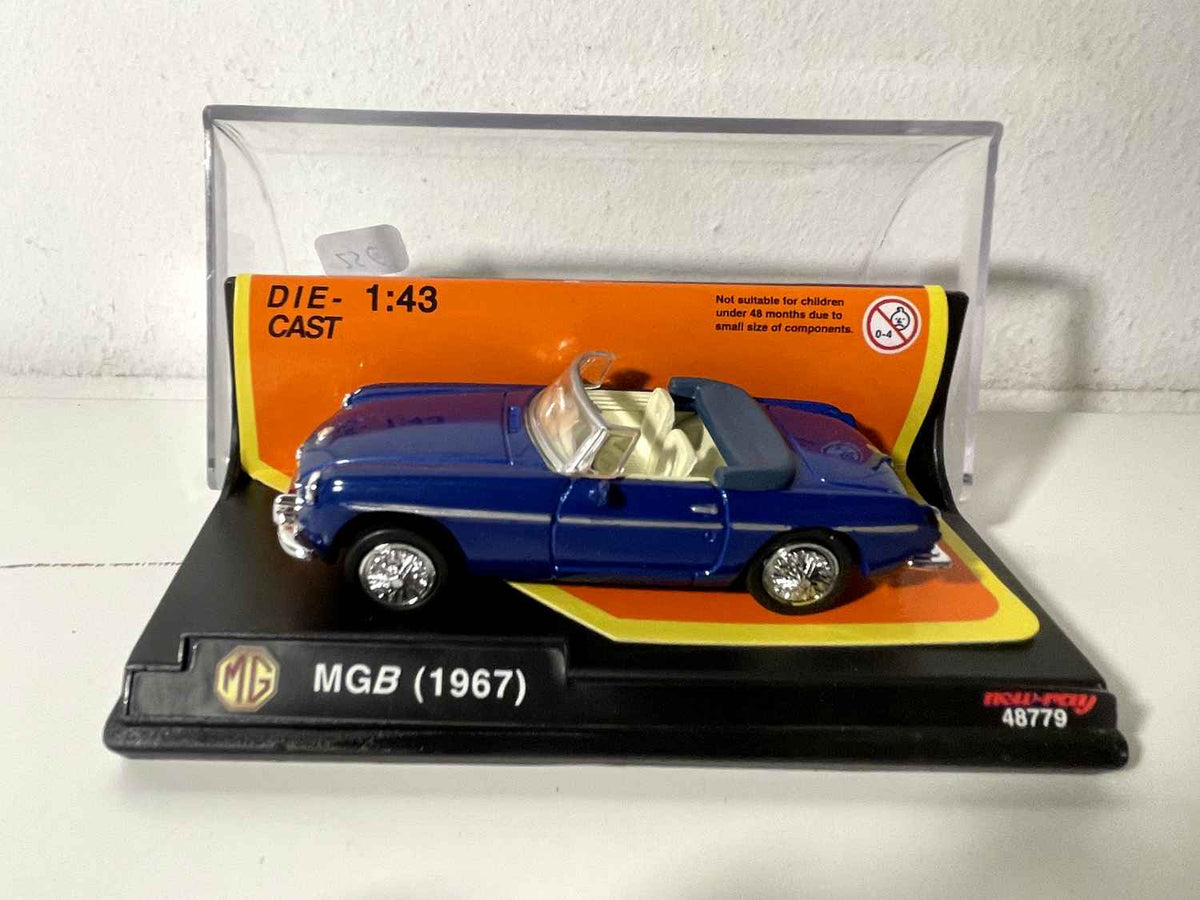 MGB conversível azul de 1967 - Coleção New-Ray referência 48779