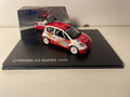 Citroën C2 Super 1600 biała i czerwona numer 5 - rajd Lyon - Charbonnières z 2004 (najprawdopodobniej) - NOREV