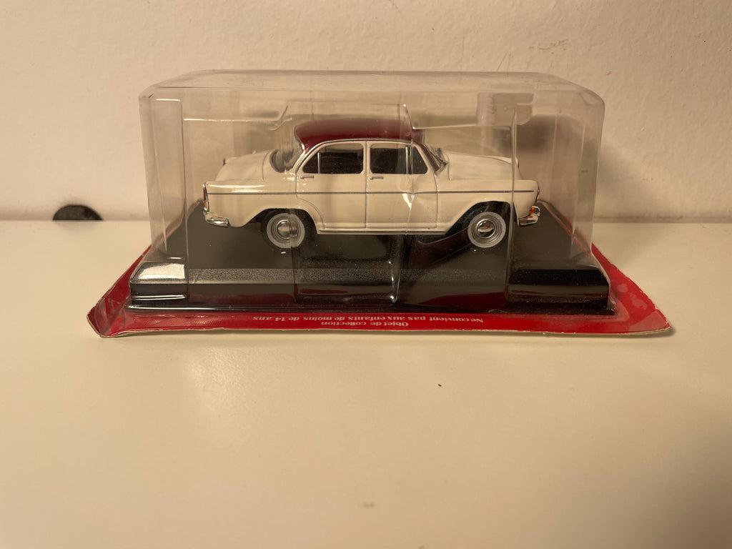 Simca P60 Monaco off-white with burgundy roof from 1962 (auto-Plus)