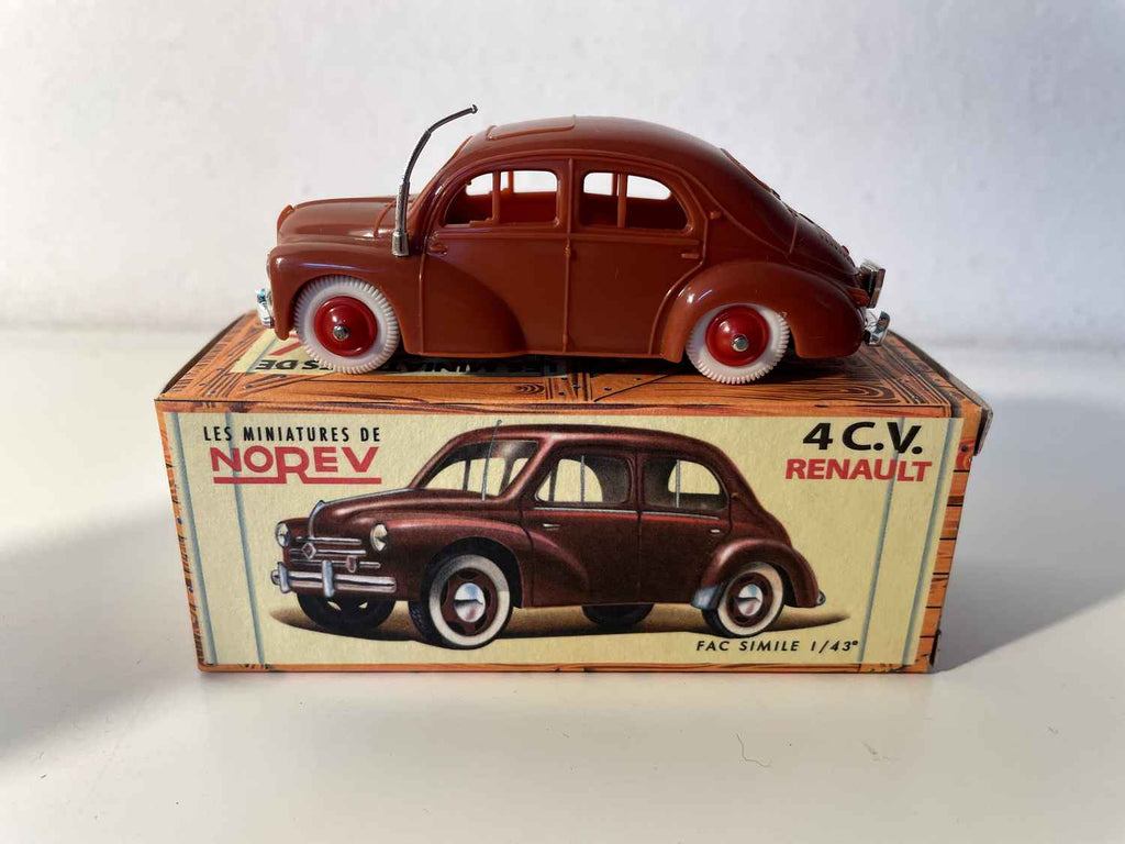 Renault 4 CV brązowy - NOREV (samochód z plastiku)