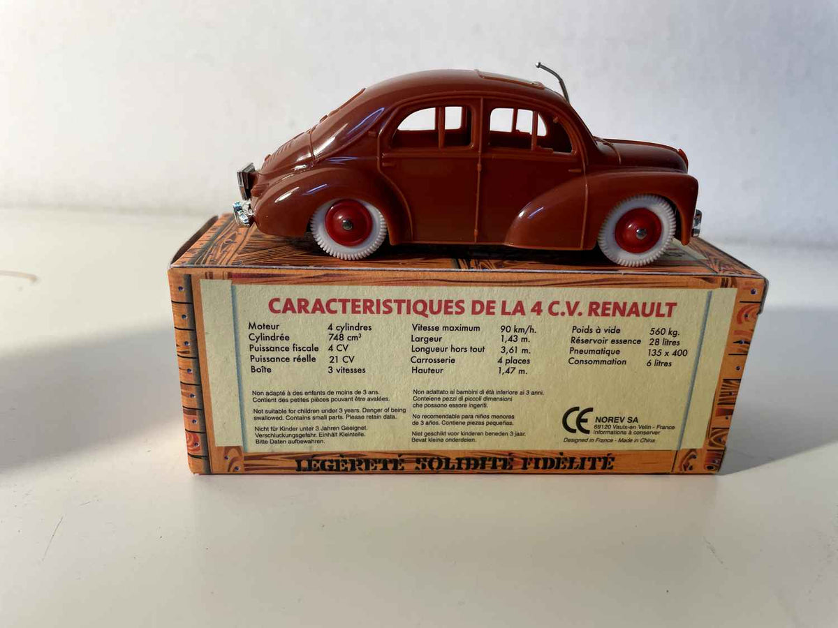Renault 4 CV brązowy - NOREV (samochód z plastiku)