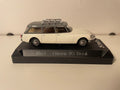 Citroën DS carrinha branca (branco sujo) e tecto cinza com bagageiro - Solido referência 1863