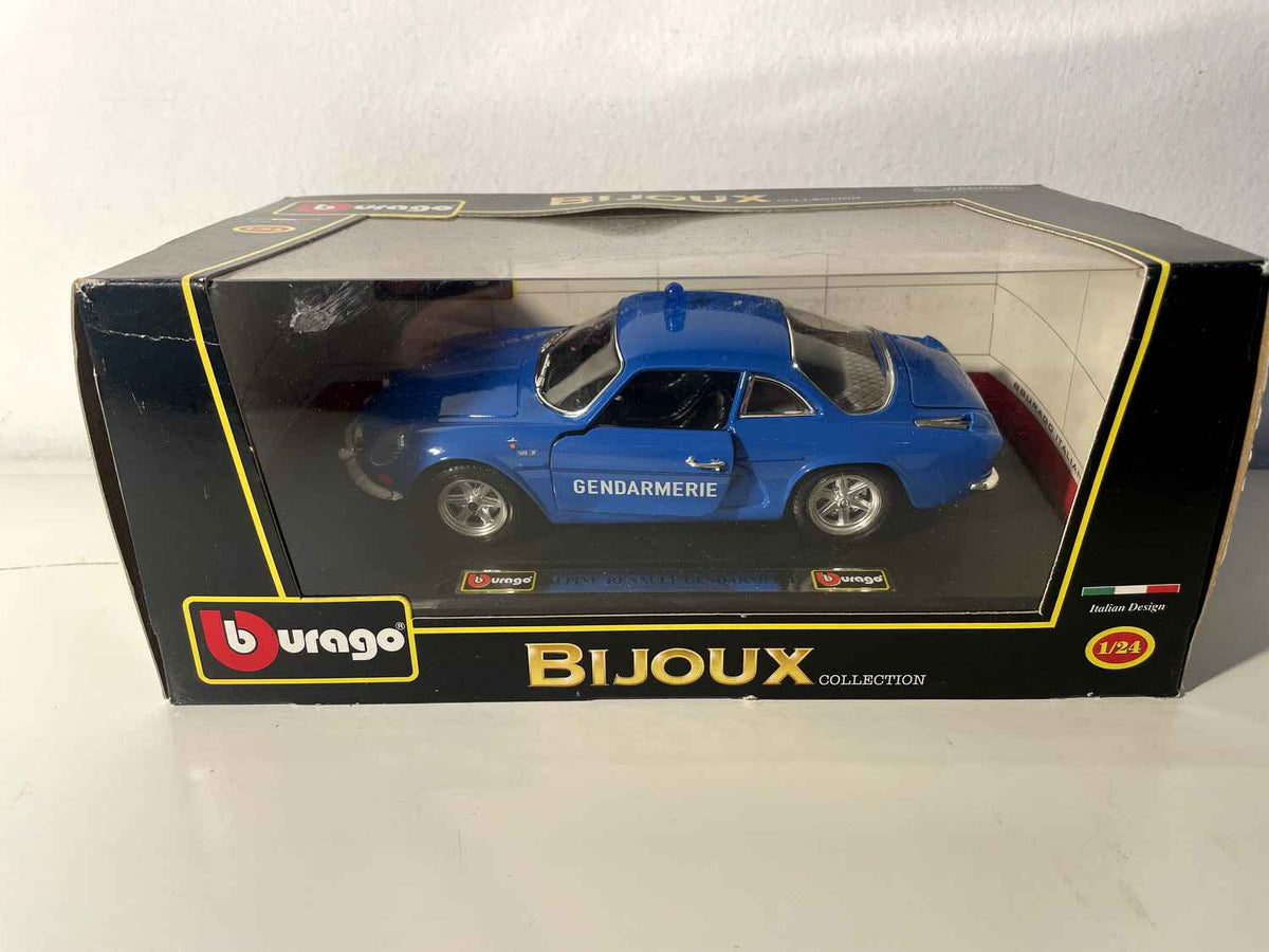 Alpine Renault A110 niebieska GENDARMERIE (SKALA 1/24) - BURAGO