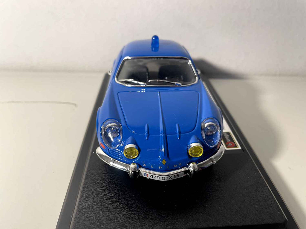 Alpine Renault A110 niebieska GENDARMERIE (SKALA 1/24) - BURAGO