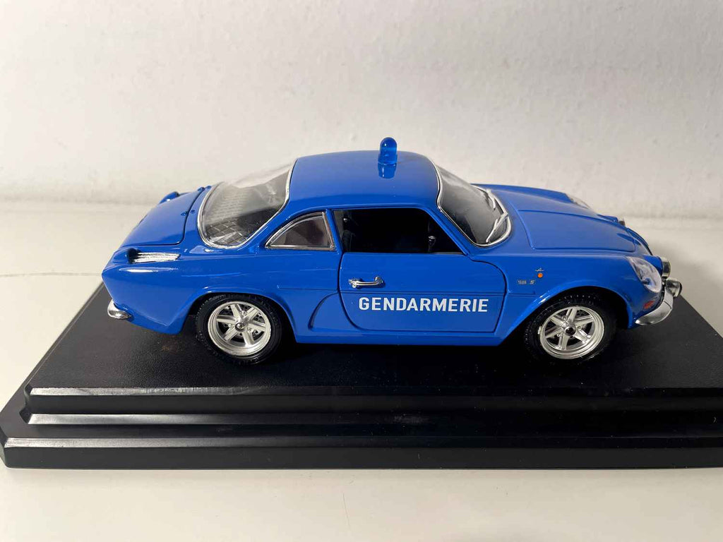 Alpine Renault A110 niebieska GENDARMERIE (SKALA 1/24) - BURAGO