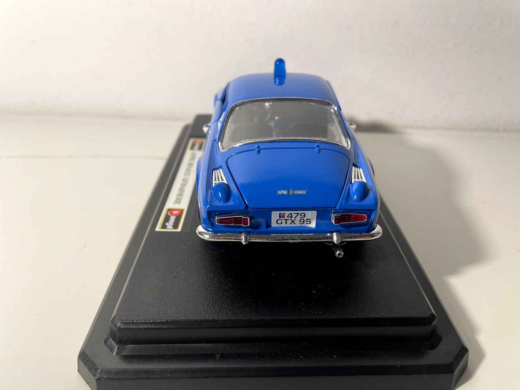 Alpine Renault A110 niebieska GENDARMERIE (SKALA 1/24) - BURAGO
