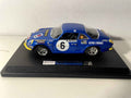 Renault Alpine A110 1600S niebieska numer 6 rajd Monte-Carlo z 1972 roku (SKALA: 1/24) - BURAGO