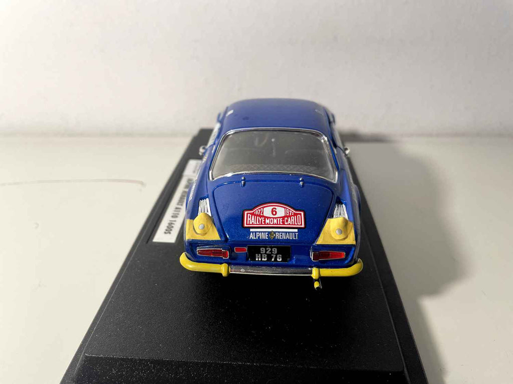 Renault Alpine A110 1600S niebieska numer 6 rajd Monte-Carlo z 1972 roku (SKALA: 1/24) - BURAGO