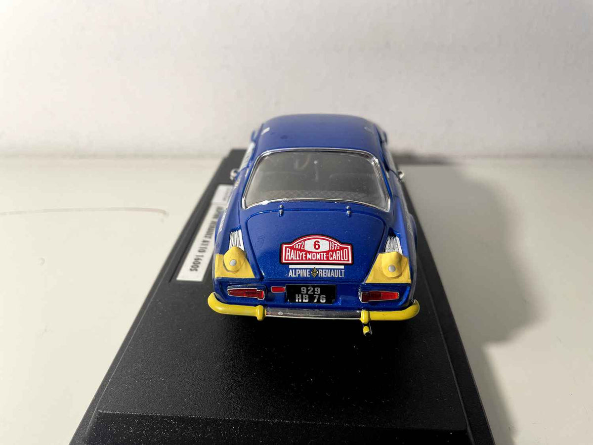 Renault Alpine A110 1600S niebieska numer 6 rajd Monte-Carlo z 1972 roku (SKALA: 1/24) - BURAGO