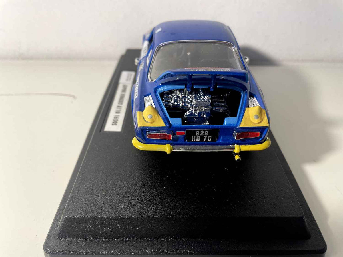 Renault Alpine A110 1600S niebieska numer 6 rajd Monte-Carlo z 1972 roku (SKALA: 1/24) - BURAGO