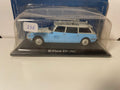 Citroën ID 19 break bleue et grise avec galerie - publicité RTF de 1963 (sous blister)