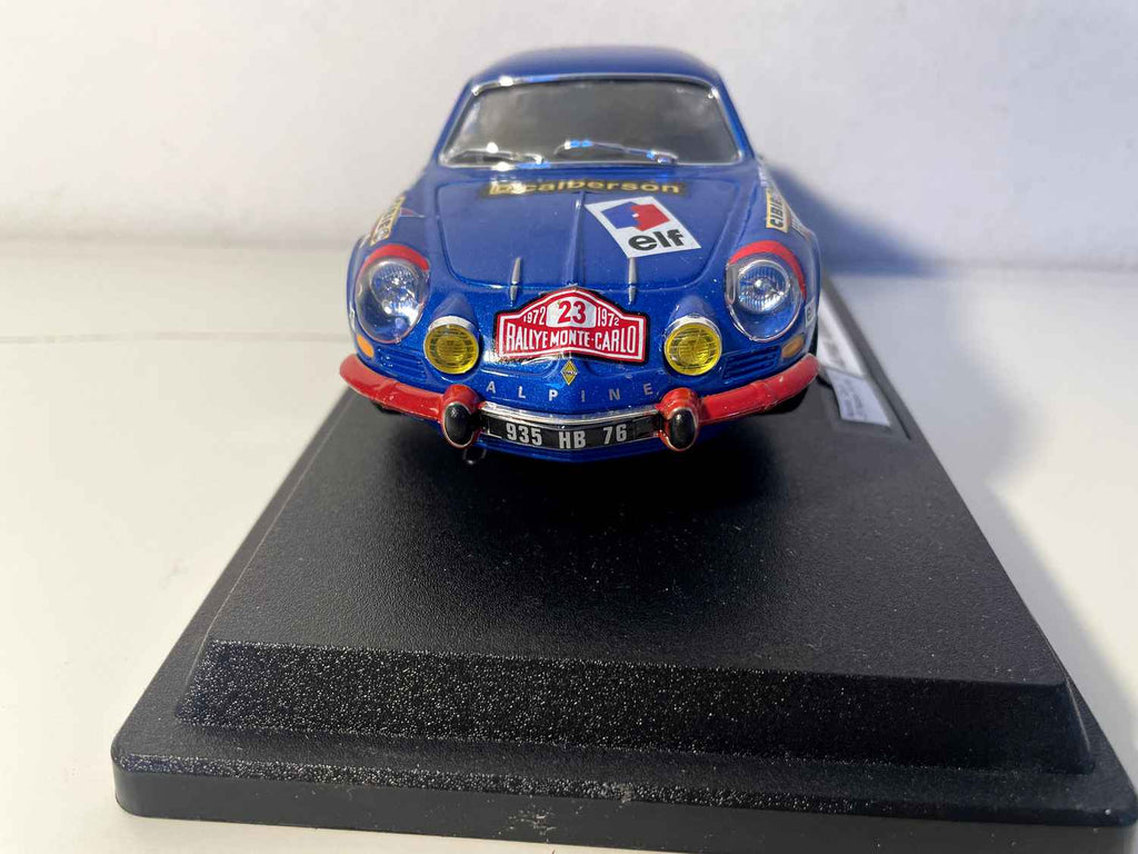 Renault Alpine A110 1600S blue number 23 - 1972 Monte-Carlo Rally (SCALE 1/24) - BURAGO