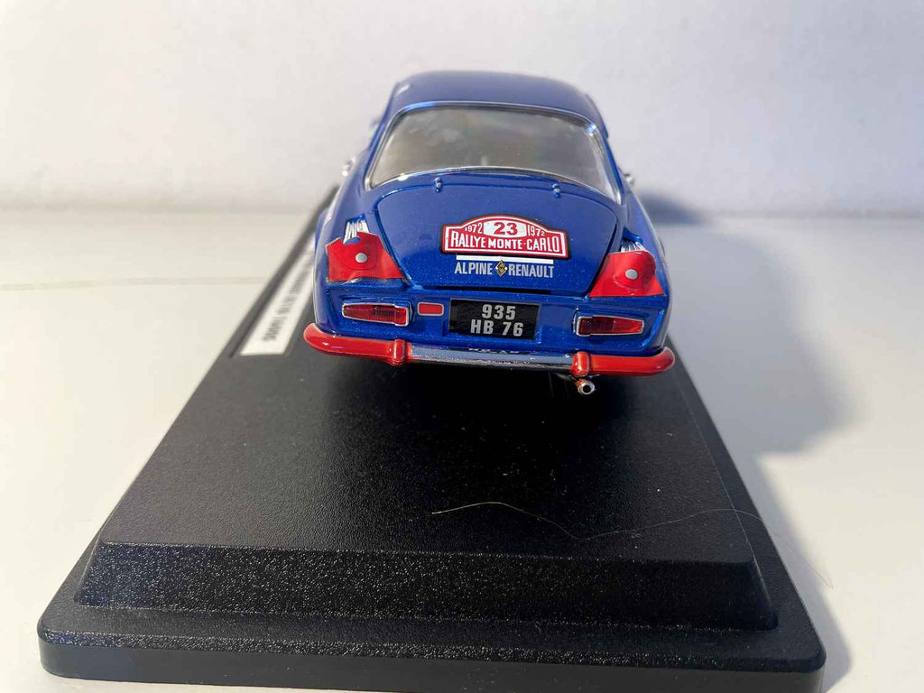 Renault Alpine A110 1600S blue number 23 - 1972 Monte-Carlo Rally (SCALE 1/24) - BURAGO