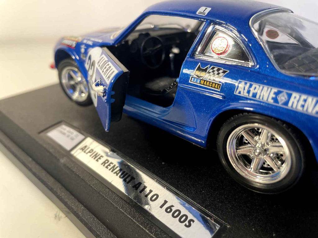 Renault Alpine A110 1600S blue number 23 - 1972 Monte-Carlo Rally (SCALE 1/24) - BURAGO