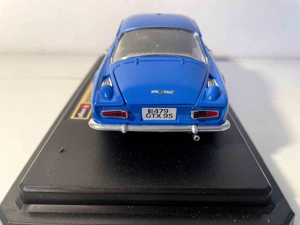 Renault Alpine A110 bleue de GENDARMERIE (ECHELLE 1/24ème) - BURAGO - IL MANQUE LE GYROPHARE