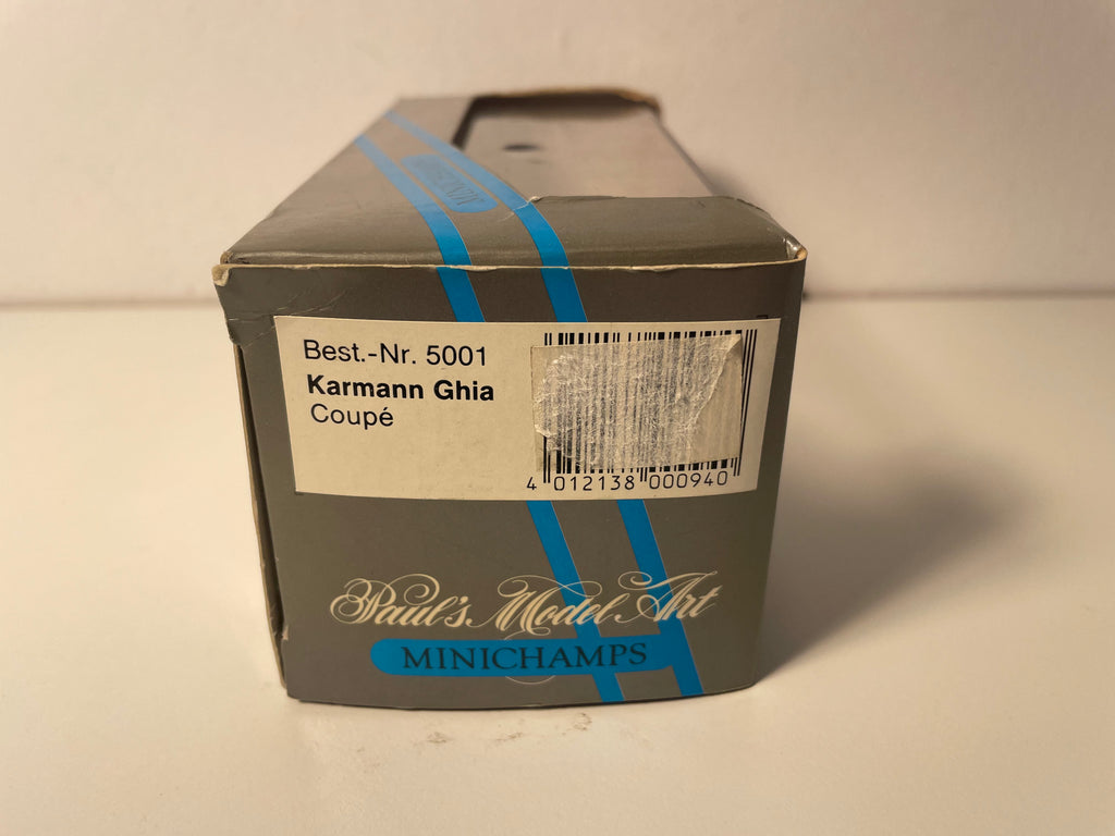 Volkswagen Karmann Ghia coupé niebieski - MINICHAMPS referencja 5001