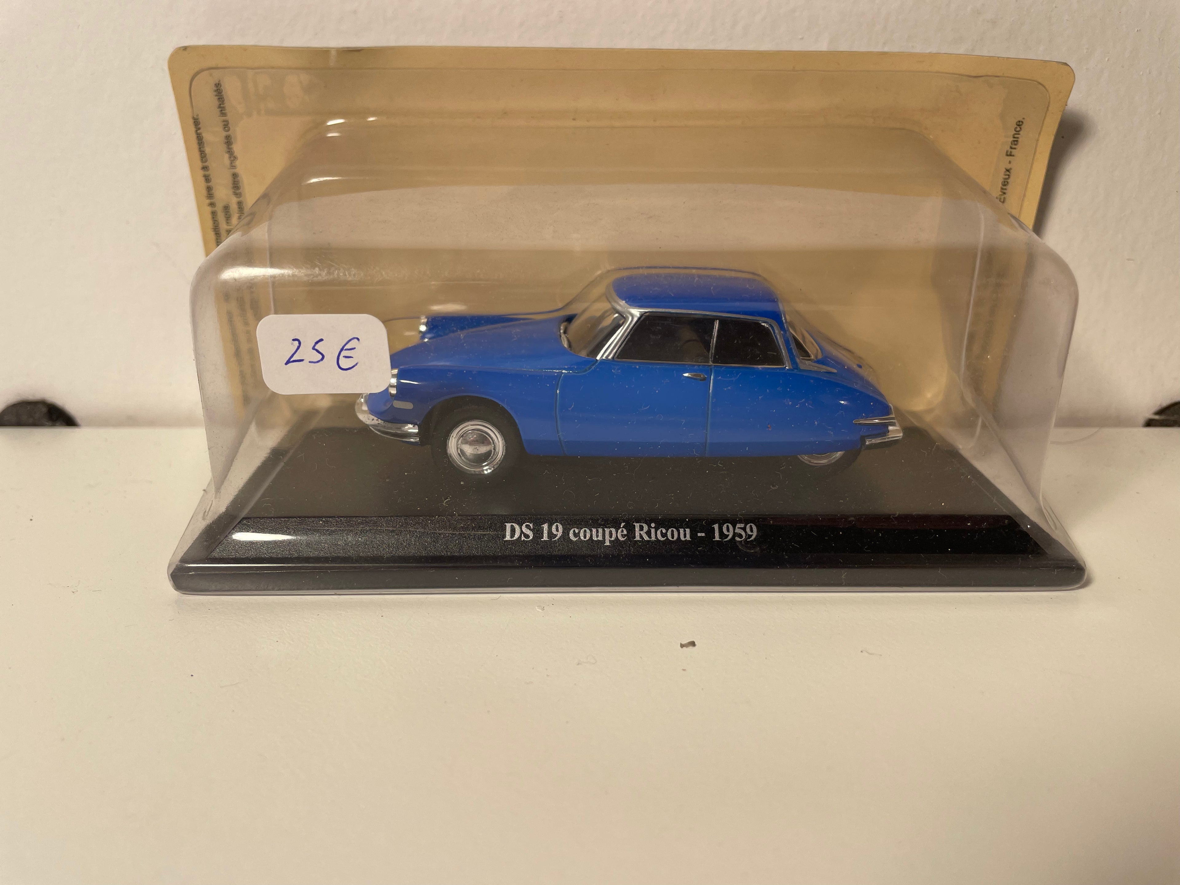 1959 Citroën DS 19 Coupé Ricou Blue (Blistered)
