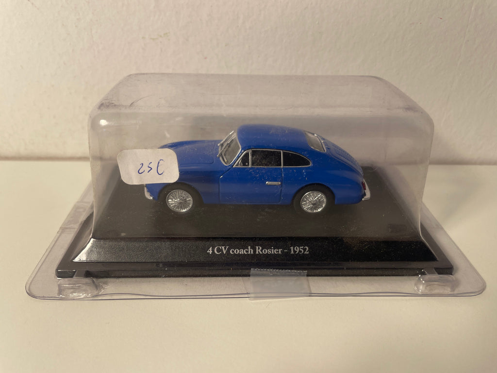 Renault 4 CV bleue coach Rosier de 1952 (blister)