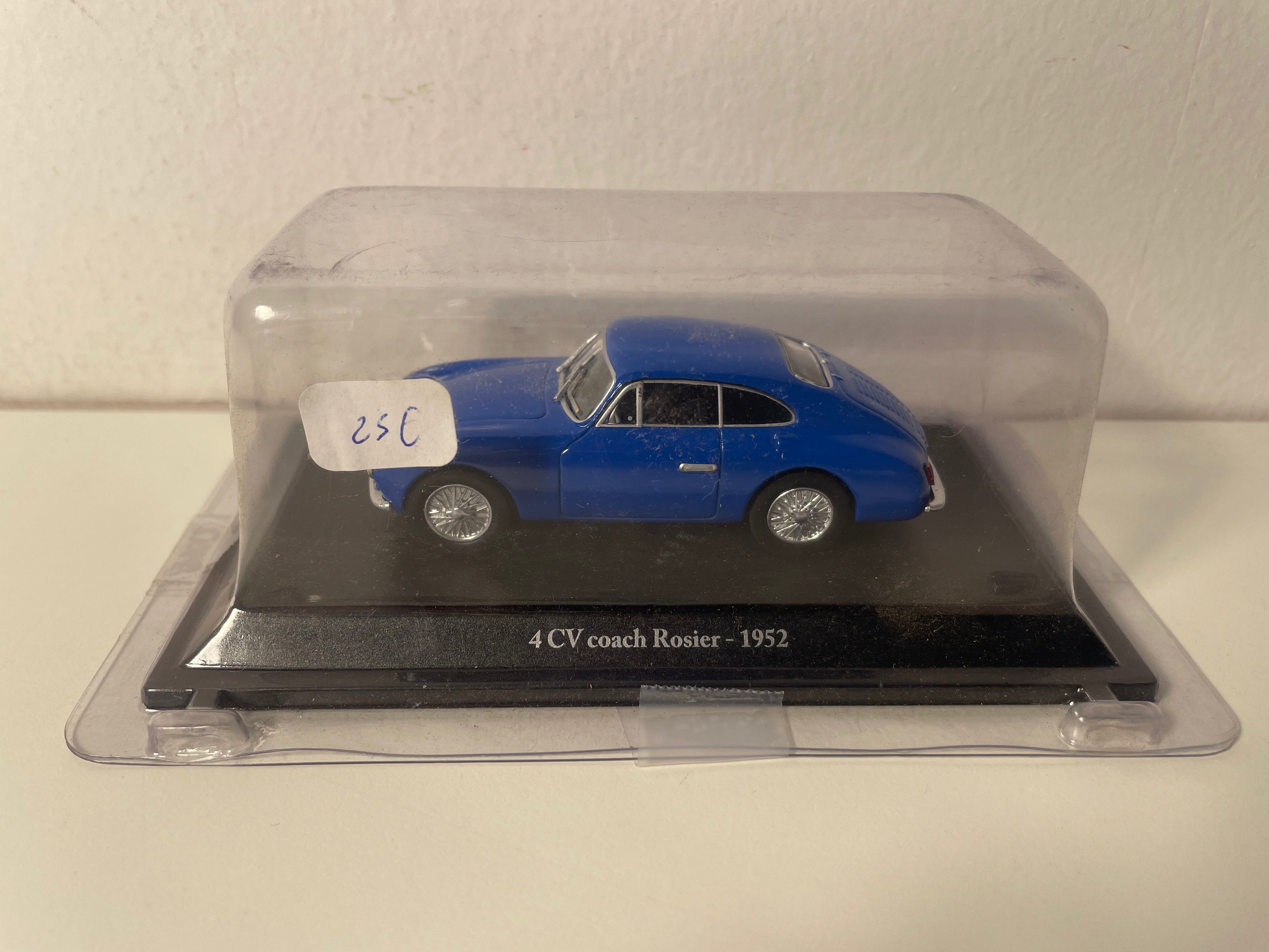 Renault 4 CV bleue coach Rosier de 1952 (blister)
