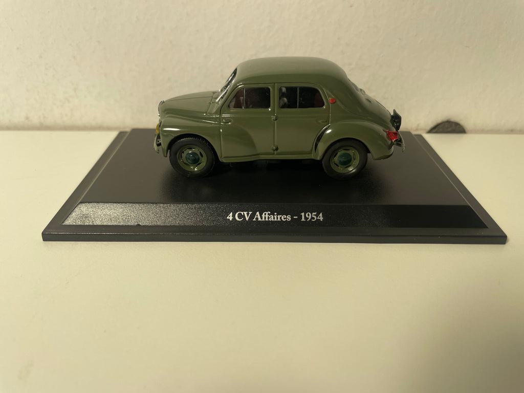 Renault 4 CV Affaires verte foncée de 1954 (blister)