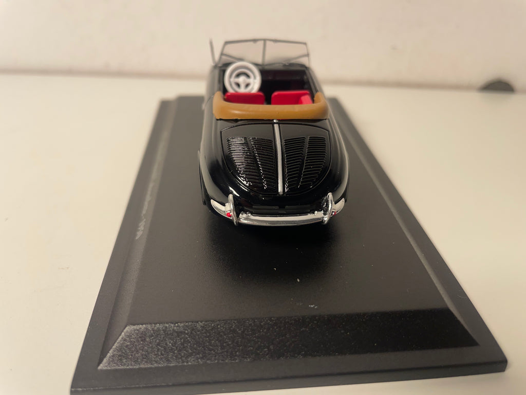 Renault 4 CV cabriolet Vutotal Labourdette noire de 1950 (blister)