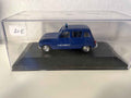 Renault 4L GENDARMERÍA azul (caja plexi)