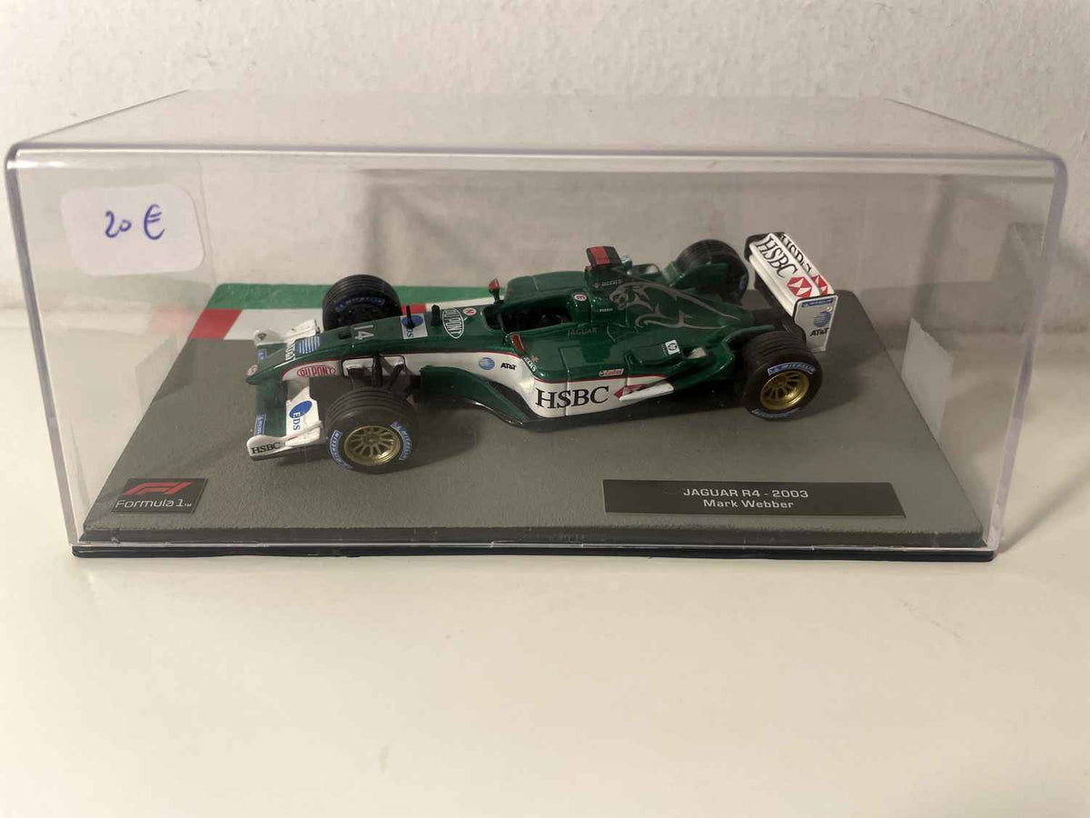 Jaguar R4 verde número 14 de 2003 (Fórmula 1)