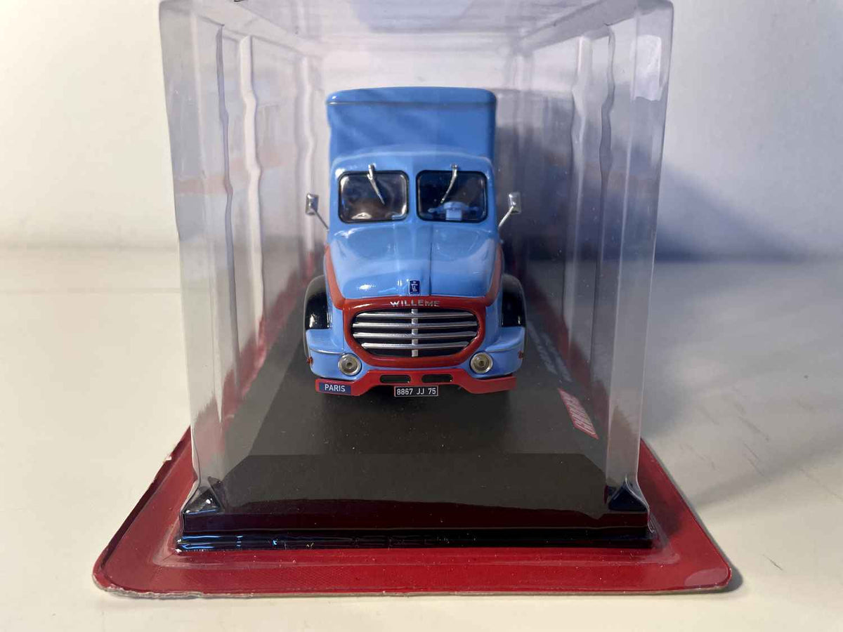 Caminhão Willème LC 610 azul ÓLEOS VEEDOL - coleção GARAGEM MODERNA