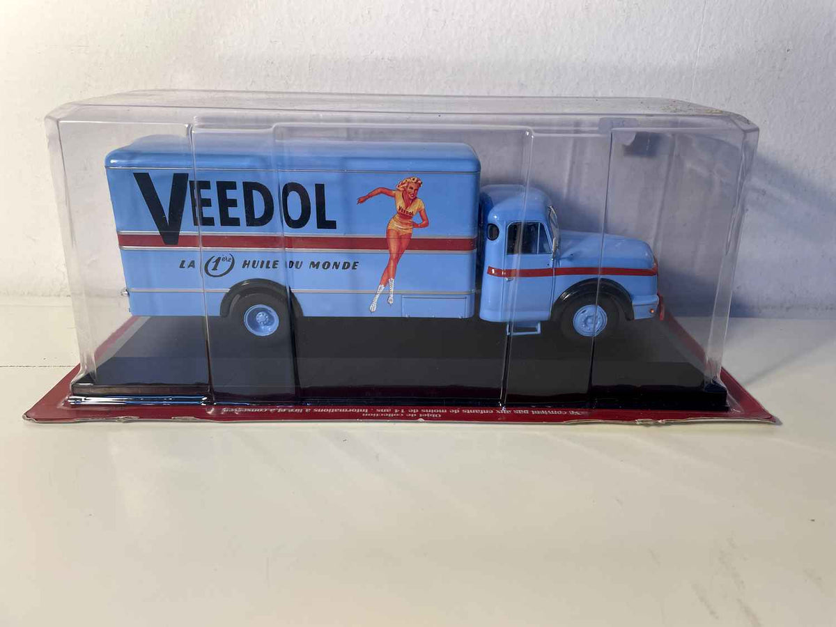 Caminhão Willème LC 610 azul ÓLEOS VEEDOL - coleção GARAGEM MODERNA