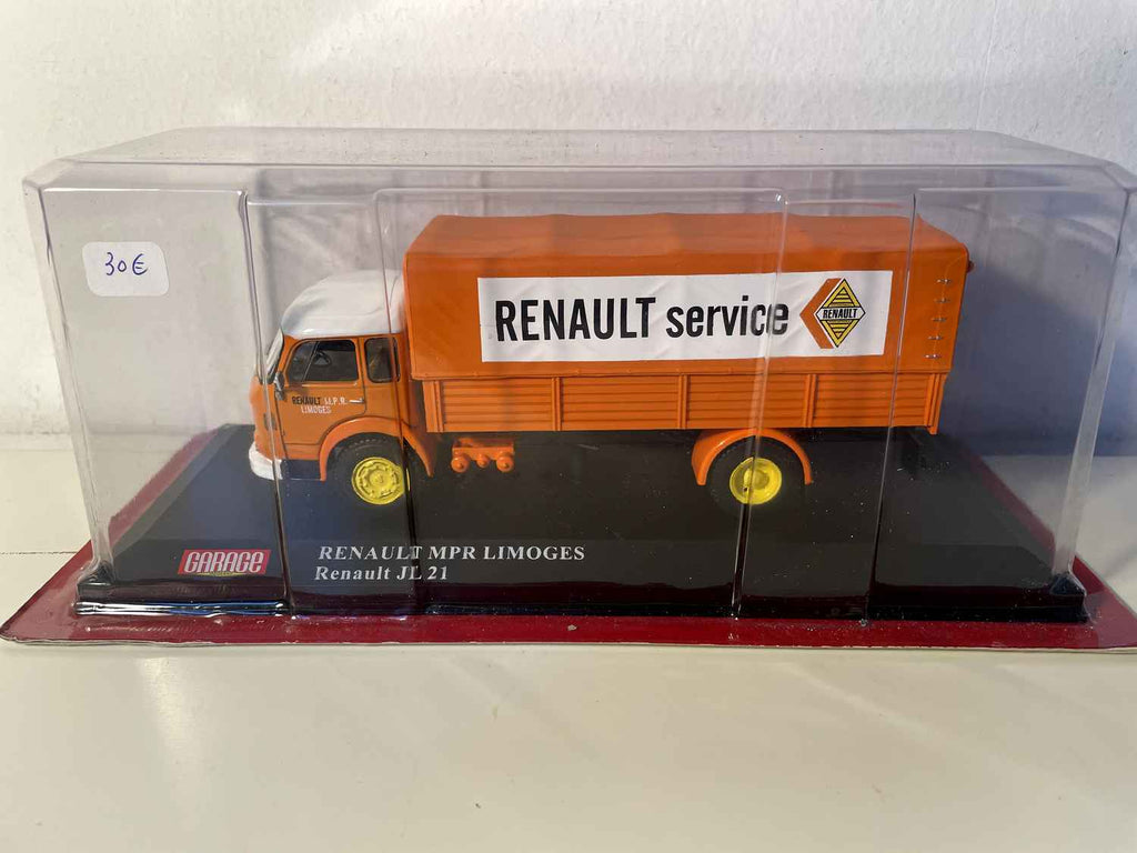 Camion Renault JL 21 orange RENAULT SERVICE - Sammlung Garage Moderne
