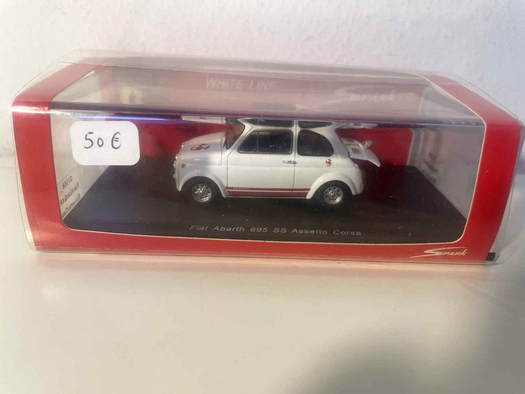 Fiat Abarth 695 SS Assetto Corsa bianca - SPARK MINIMAX