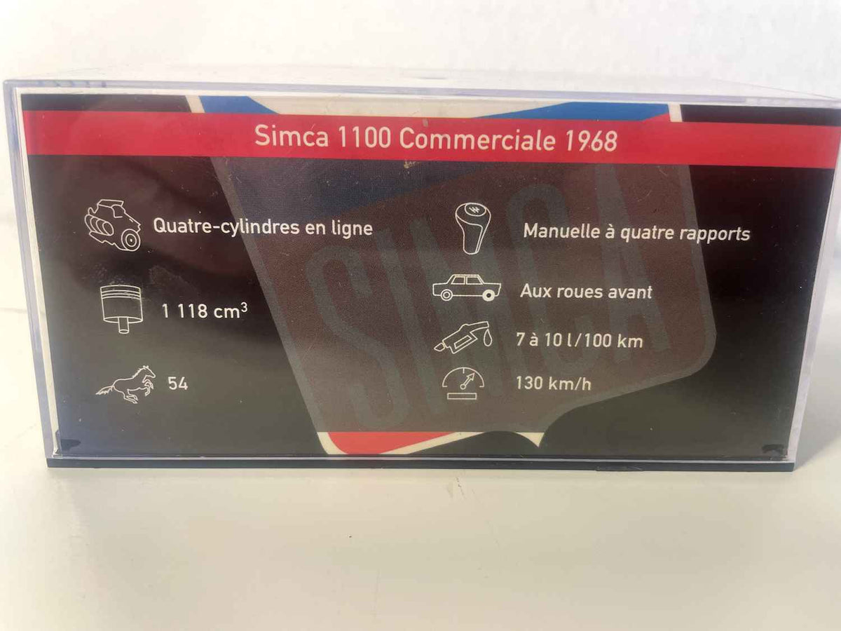 Simca 1100 kommerziell Off-White / Creme vun 1968