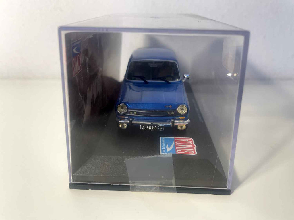 Niebieska Simca 1100 TI z 1975 roku