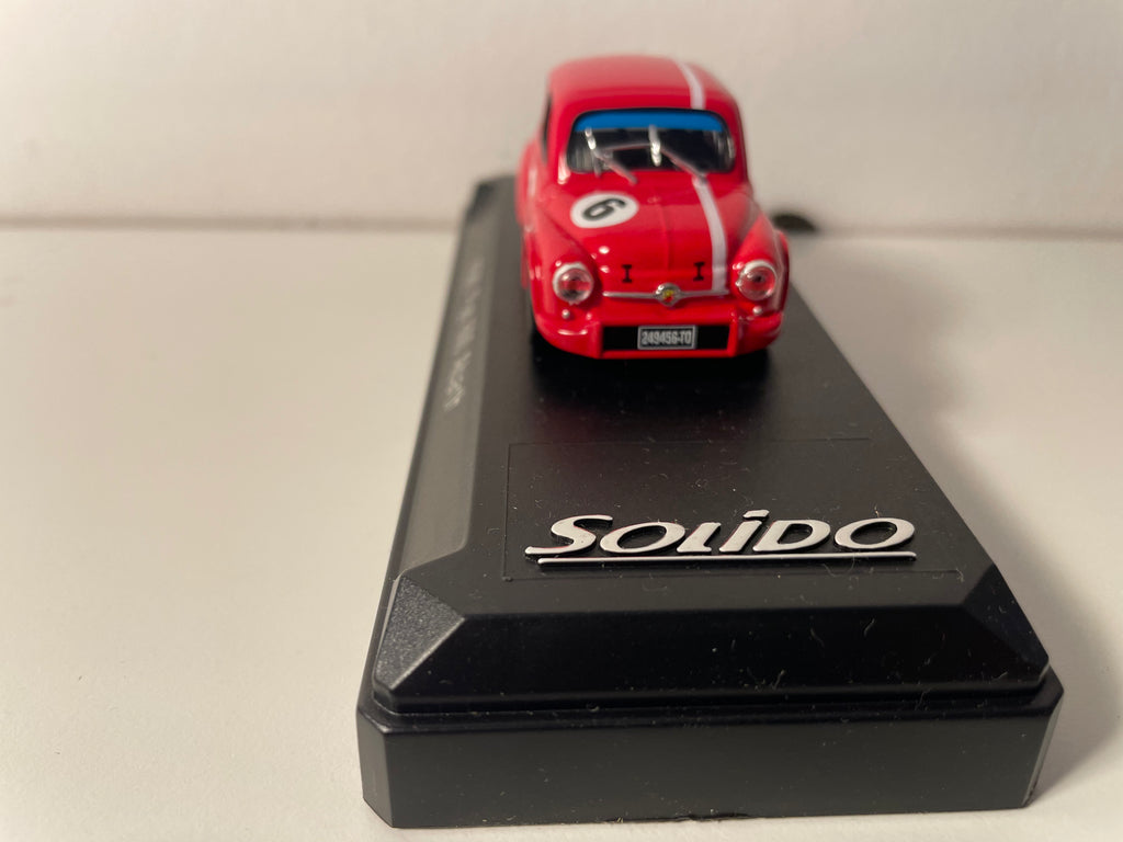 Fiat 600 Abarth rouge numéro 6 - Solido référence 4590