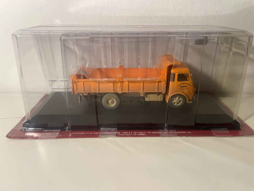 Camión volquete Berliet GLB naranja Maçon Marcel - Colección Garage Moderne