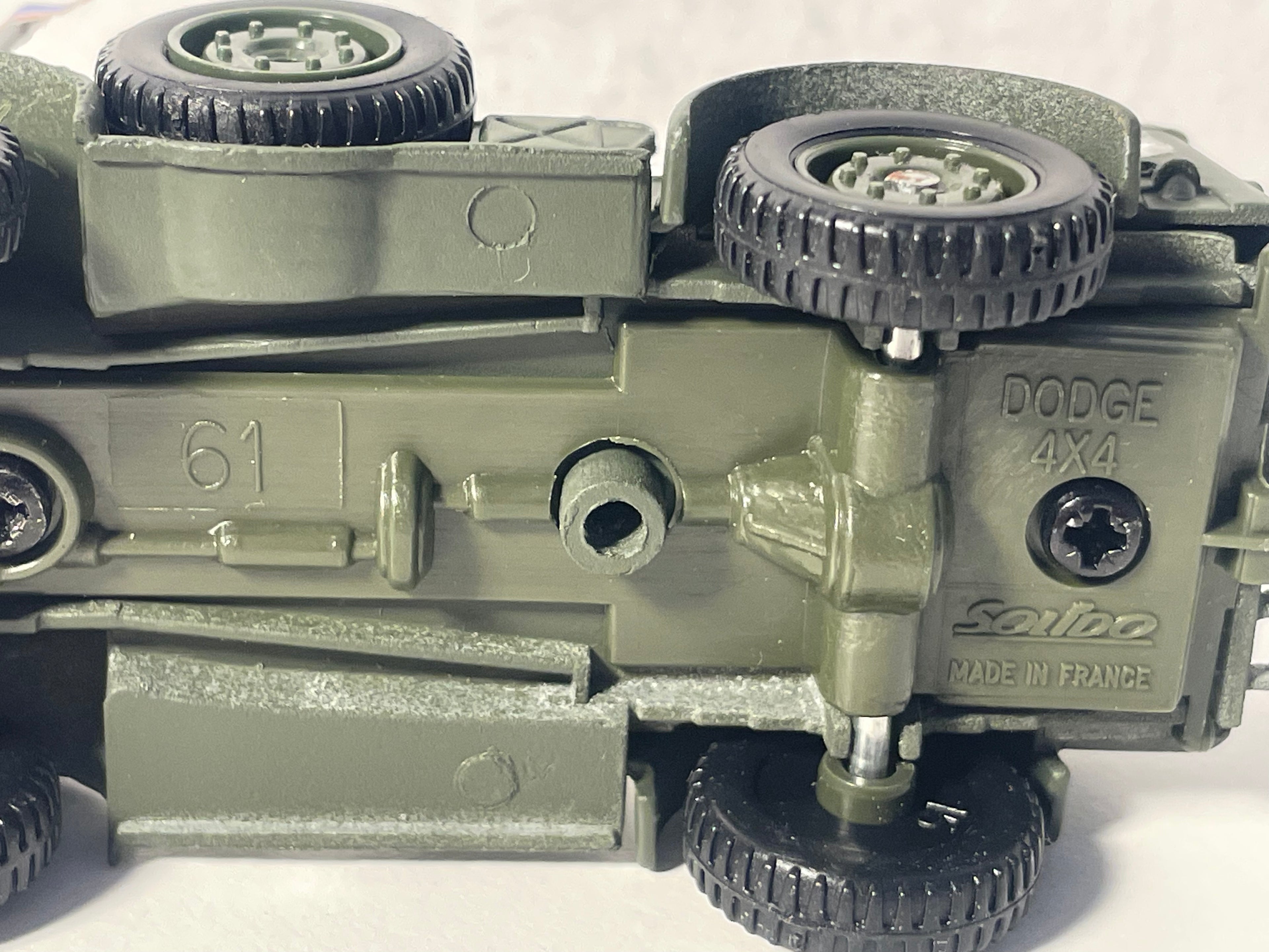 Dodge 4x4 militaire - Solido (fabrication française) - Boite N°DR8643