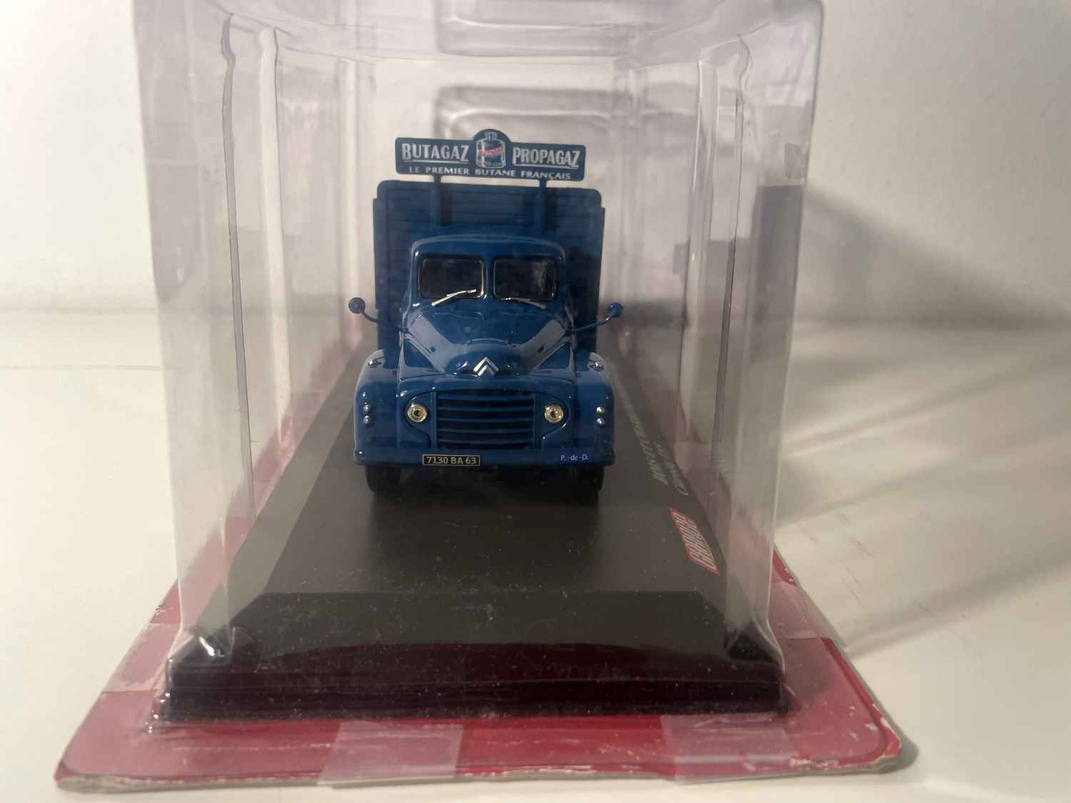 Caminhão Citroën T55 azul transporte de madeira e carvão Dubois & Fils - Coleção Garage Moderna