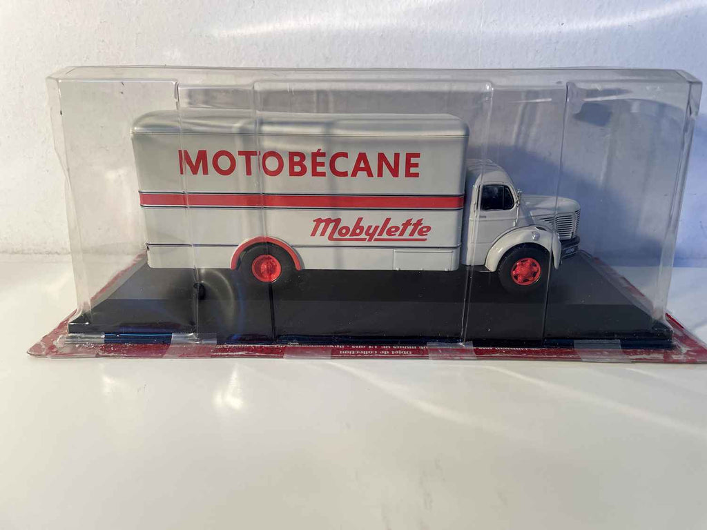 Camion Berliet GLR gri MOTOCONFORT - Mobylette - Collection Garage Moderne