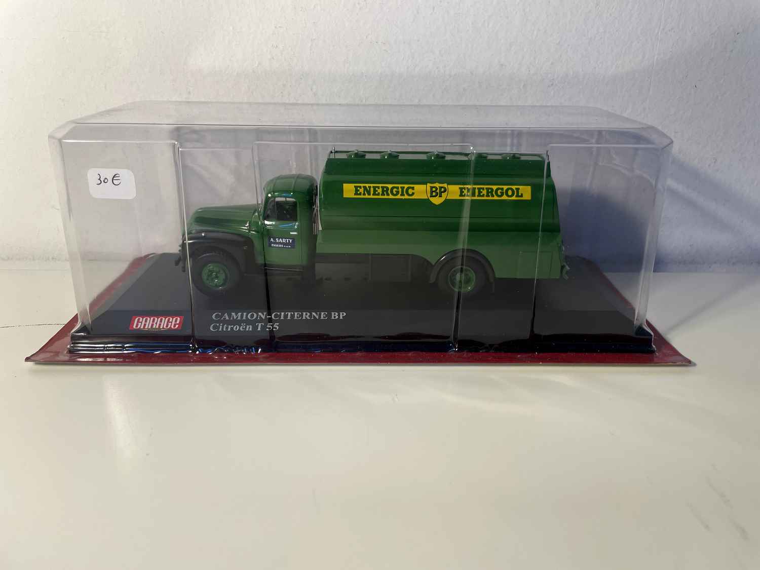 Caminhão Tanque Citroën T 55 verde BP ENERGOC ENERGOL - Coleção Garage Moderna