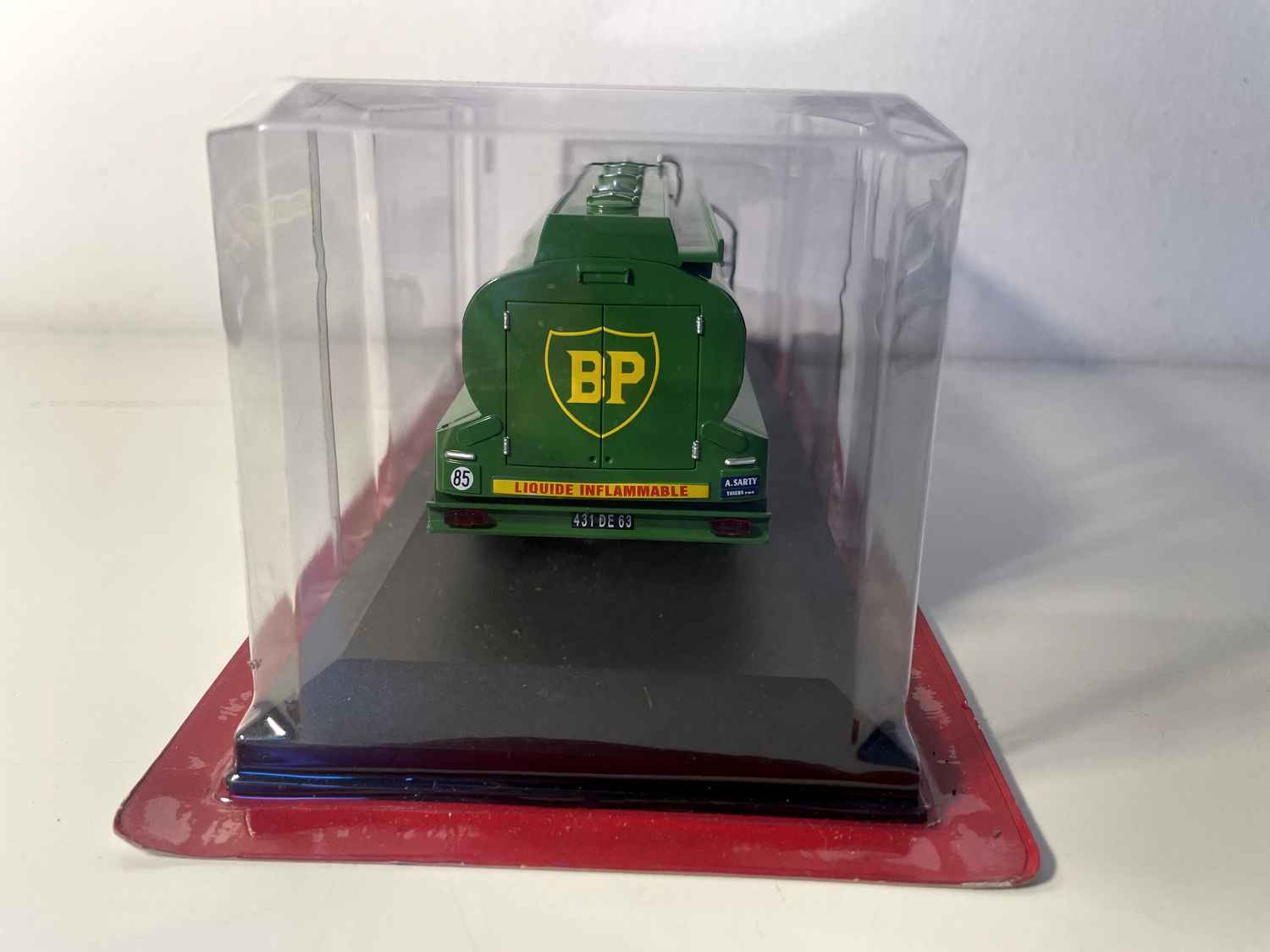 Caminhão Tanque Citroën T 55 verde BP ENERGOC ENERGOL - Coleção Garage Moderna
