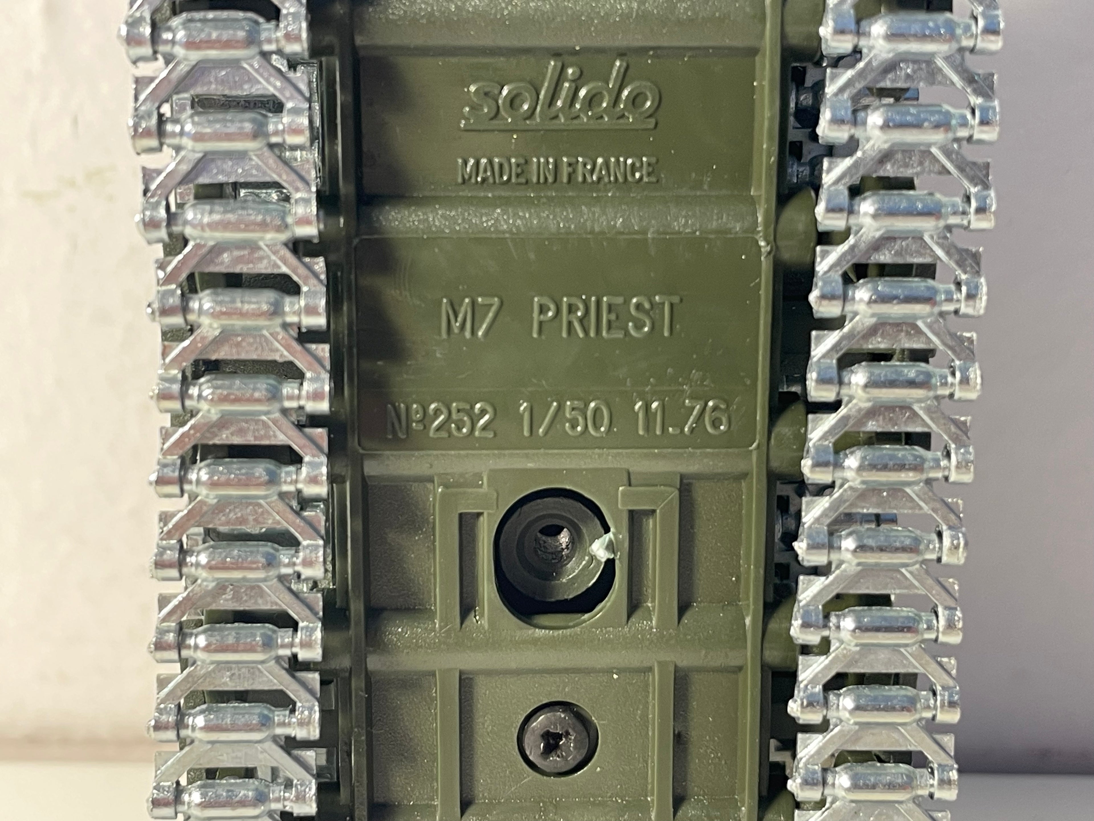 Char militaire M7 Priest - Solido (fabrication française) - boite N°DH7078