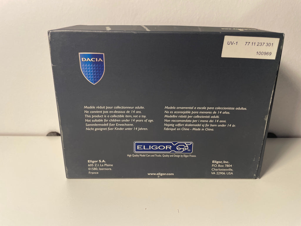 Renault Logan blu - ELIGOR (scatola rettangolare)