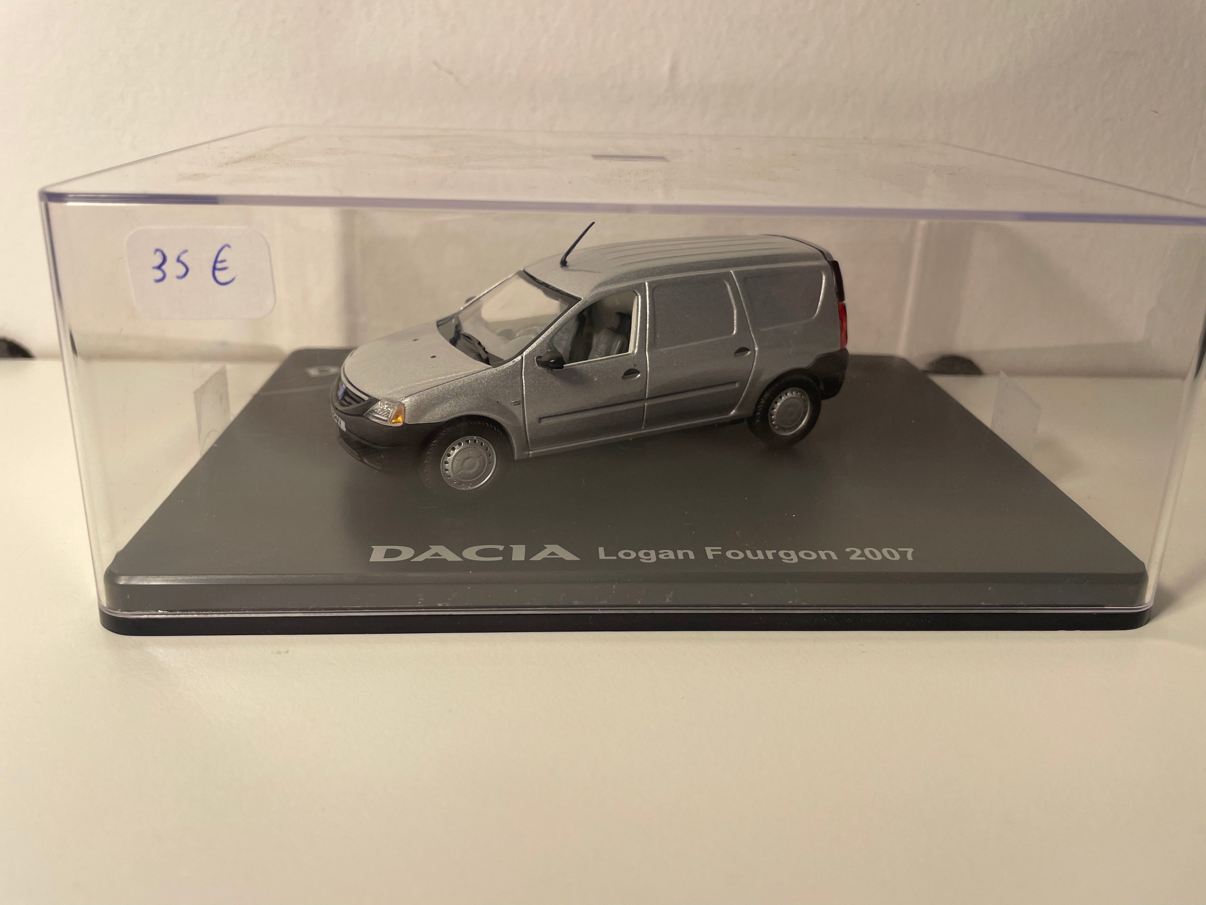 Renault Dacia Logan furgone grigio del 2007 - ELIGOR (scatola rettangolare)