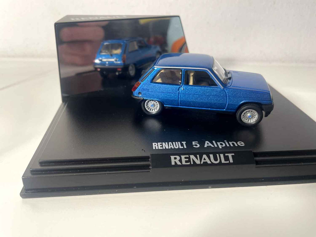 Renault 5 Alpine bleue (coffret boite rectangle)