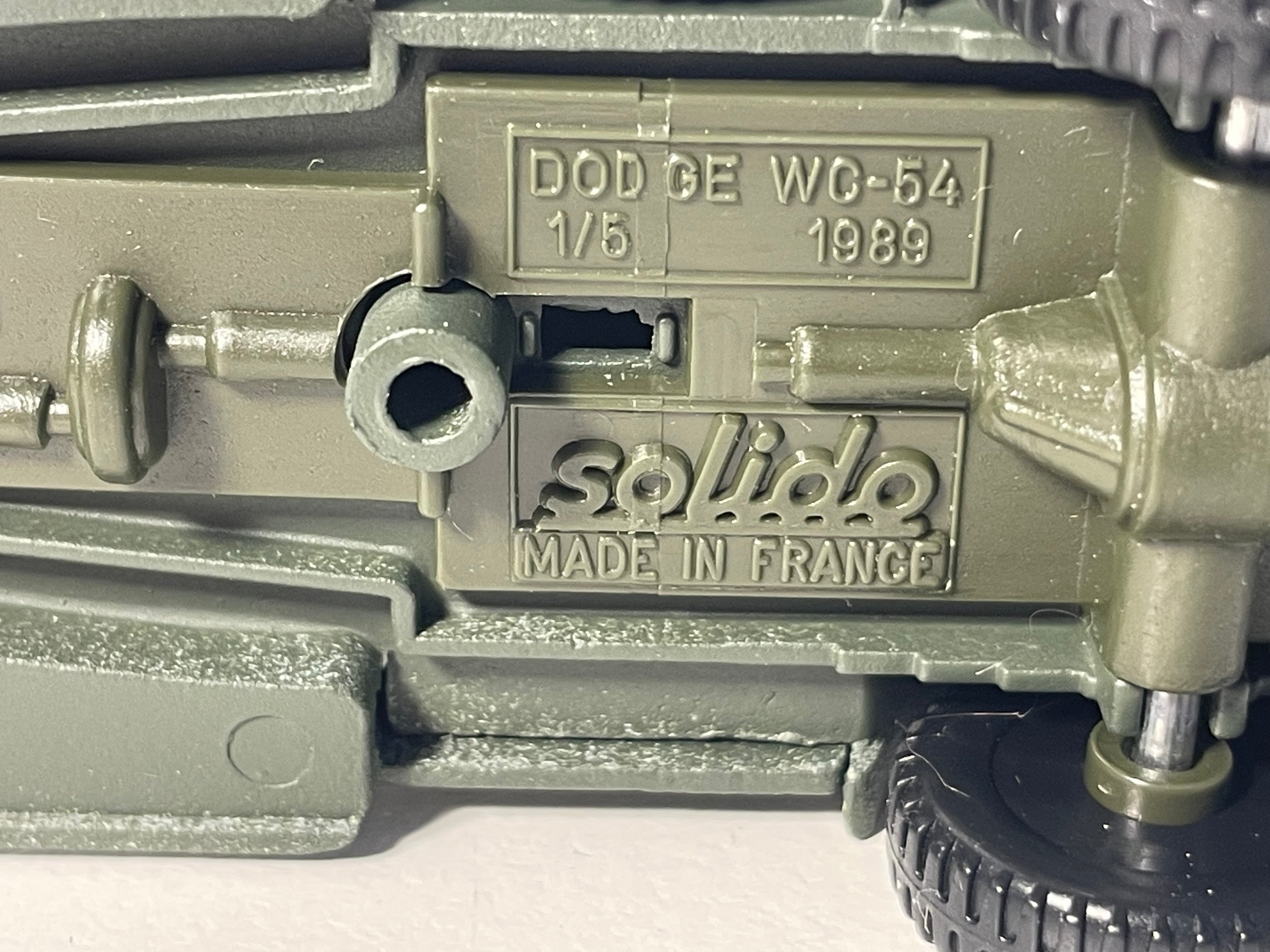 Dodge WC-54 militaire - Solido (fabrication française) - boite N°EB9915