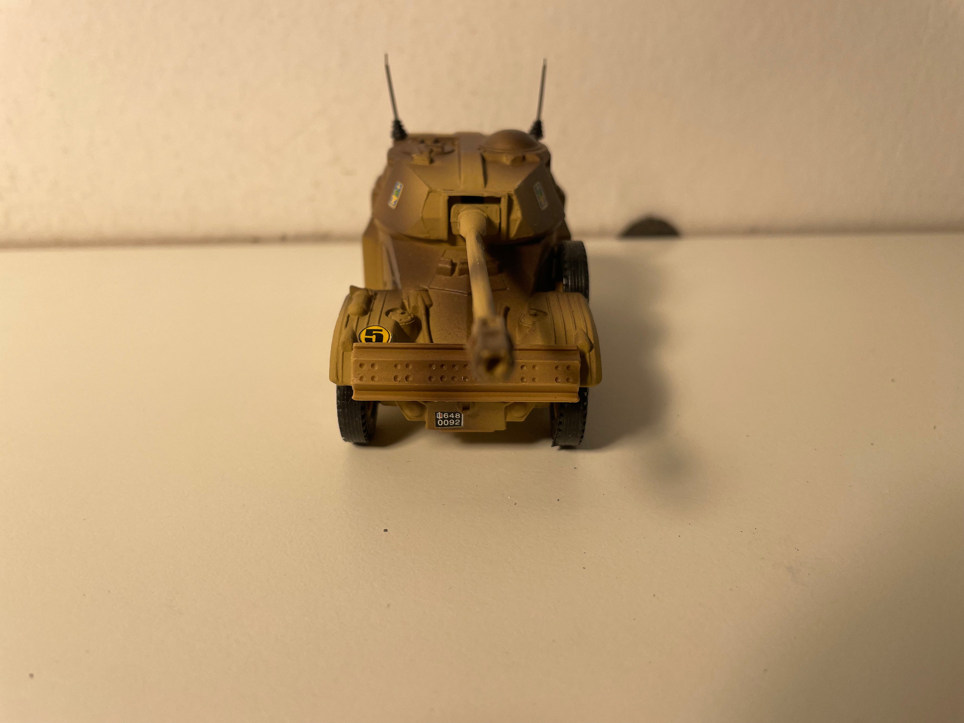 Panhard AML H 90 F1 Militaire Tank - Solido (fabricage ?) - doos N°DE0038