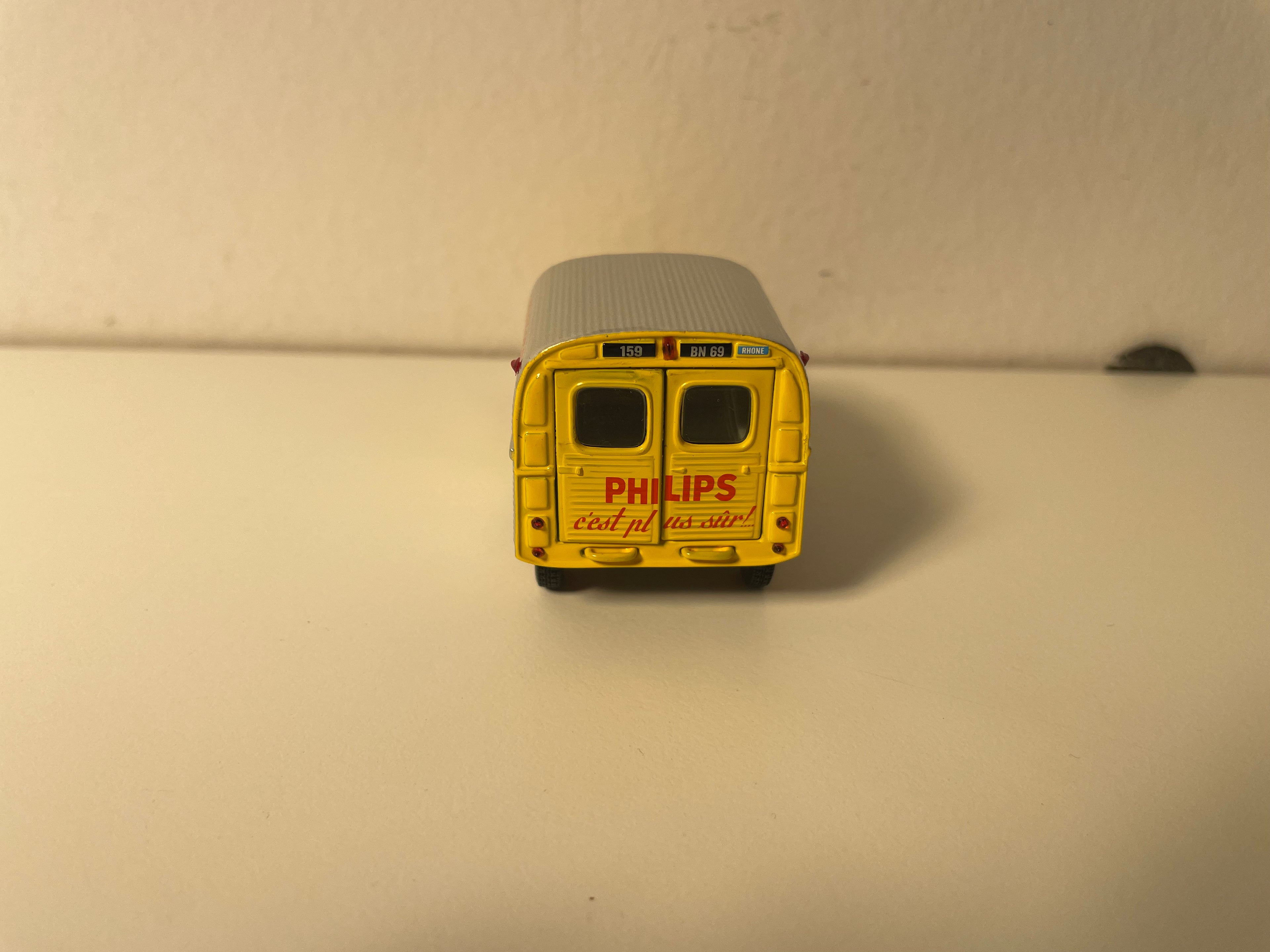Citroën 2 CV AZU żółta i szara PHILIPS - Norev (w opakowaniu)