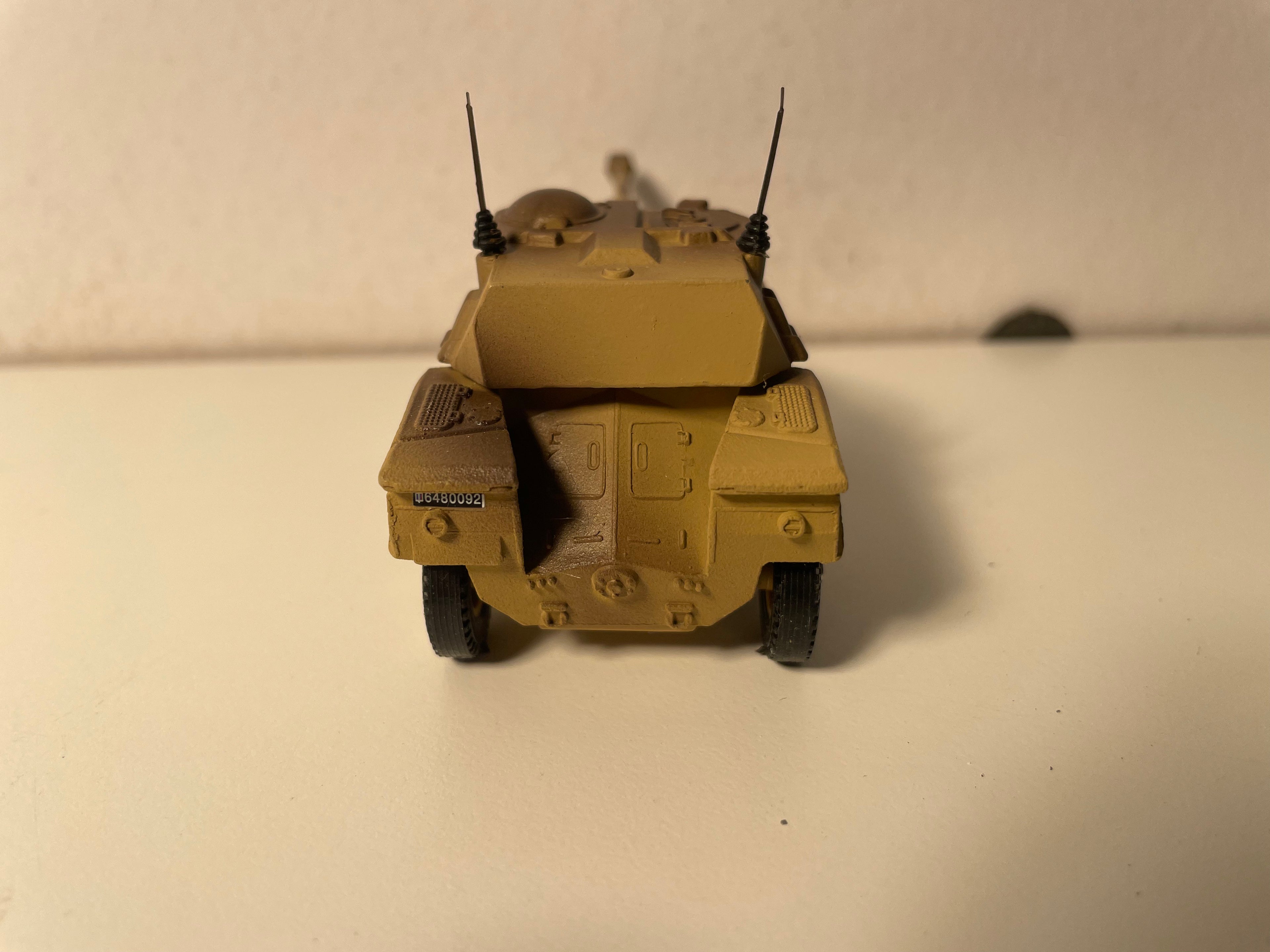 Panhard AML H 90 F1 Militaire Tank - Solido (fabricage ?) - doos N°DE0038